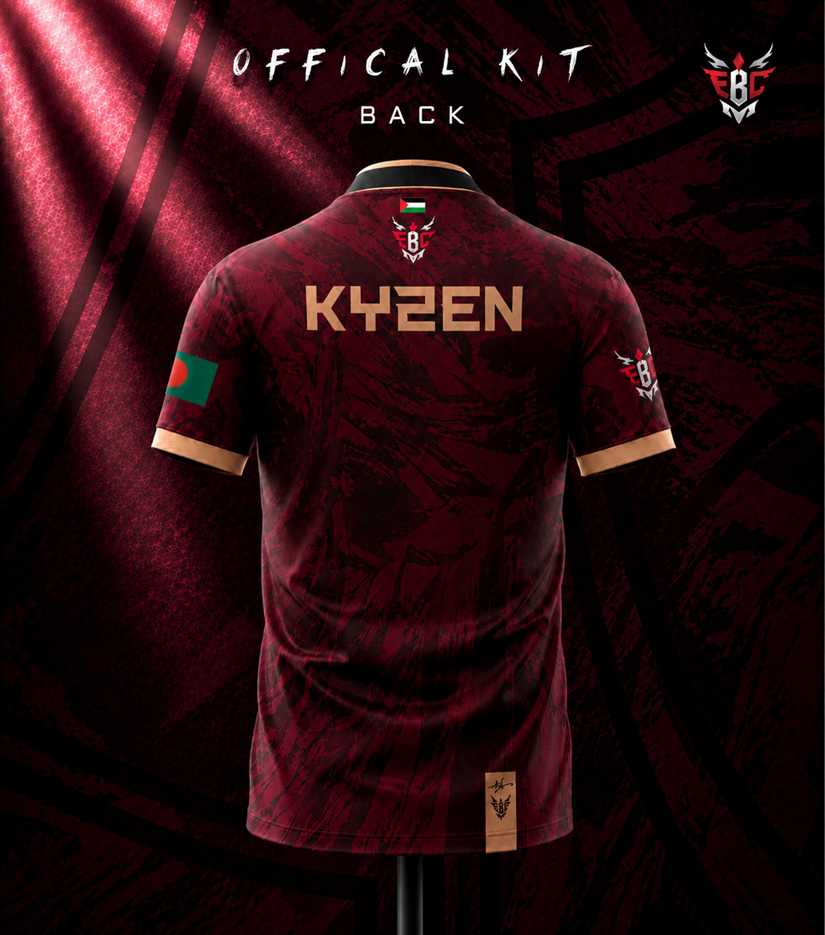EBC Esports — Official Kit (Back) — Jerseys